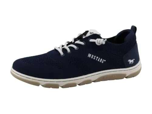 Mustang Sneaker Kunstleder/Textil - Sportlich und Bequem - Der Mustang Sneaker überzeugt mit modernem Design und leichtem Tragegefühl. Das atmungsaktive Obermaterial sorgt für Komfort, während die flexible Laufsohle ideal für aktive Tage ist. Perfekt für Freizeit und Beruf!