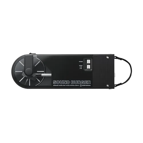 Audio Technica AT-SB727-BK Sound Burger Bluetooth Turntable Portable Black