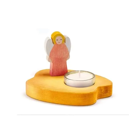 Teelicht mit Engel rot Ostheimer Kinderkram 5530283 in rot von Ostheimer