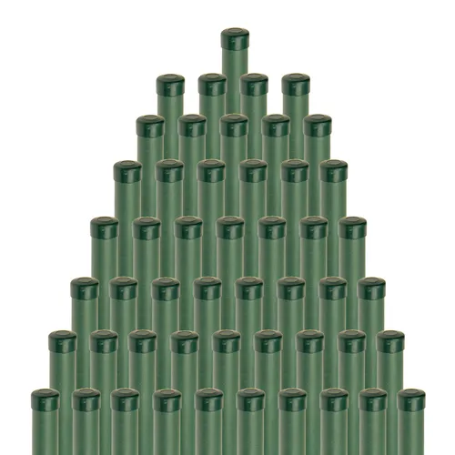 Kunststoffpfahl Zaunpfahl PET Pfahl HaGa® 150cm dunkelgrün - Robuster Zaunpfahl aus recyceltem Kunststoff, ideal für den Einsatz im Garten. Mit 150 cm Höhe sorgt er für eine stabile Einzäunung und ist langlebig.