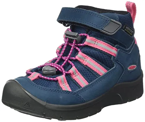 KEEN Hikeport 2 Sport Mid Waterproof Wanderstiefel, Blue Wing Teal/Fruit Dove, 35 EU
