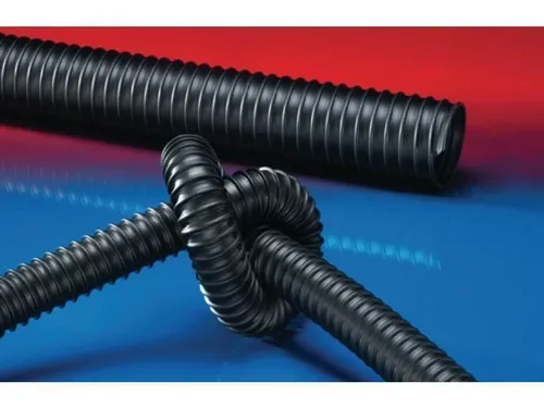 AIRDUC® PE 362 EC ID 80mm - Flexibler Absaug- und Förderschlauch - Bewässerung: Flexibler Schlauch für Gase und Stäube, ideal für Chemieindustrie und explosionsgefährdete Bereiche mit extremer Chemikalienbeständigkeit.