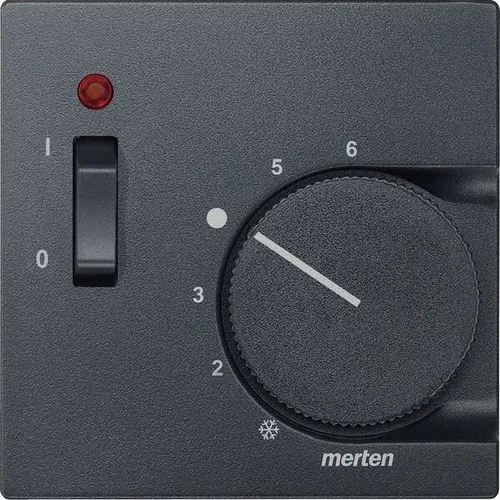 Merten Zentralplatte 536114 Raumtemperaturreglerit anthrazit