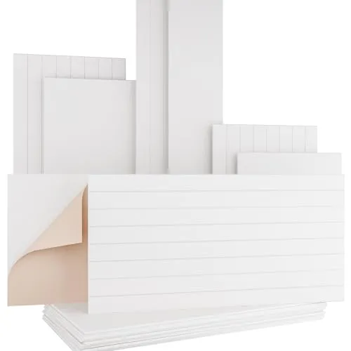 AKUSTIKO Selbstklebende Akustikpaneele 120x60cm - 4 Stück Weiß - 4 selbstklebende Akustikpaneele (2.88m²) in Weiß, ideal für effektive Schall- und Wärmedämmung. Einfach zu installieren: Schutzfolie abziehen und anbringen. Perfekt für kreative Raumgestaltungen!