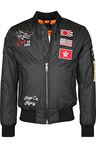 Top Gun Herren Nylonjacke Tg20192031 Anthracite 3XL - Funktionsjacke mit schmutzabweisenden Eigenschaften, gut gefüttert und ideal für Outdoor-Aktivitäten, ausgestattet mit Ärmeltasche und elastischen Strickbündchen.