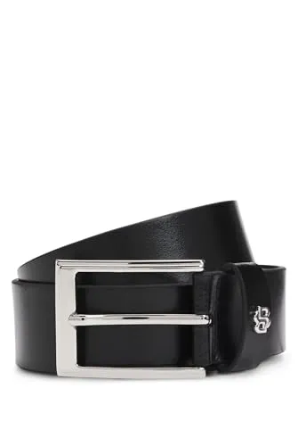 BOSS Emal-B_Sz35 Herren-Gürtel - Hochwertiger Herren-Gürtel aus 100% Rindsleder, ideal für elegante Outfits und langlebigen Tragekomfort.