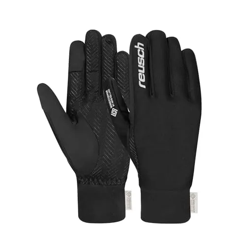 REUSCH Herren Handschuhe Karayel WINDSTOPPER TOUCH-TEC - Fitnesshandschuhe mit WINDSTOPPER-Technologie für optimalen Wind- und Kälteschutz. TOUCH-TEC ermöglicht Smartphone-Nutzung ohne Ausziehen der Handschuhe.