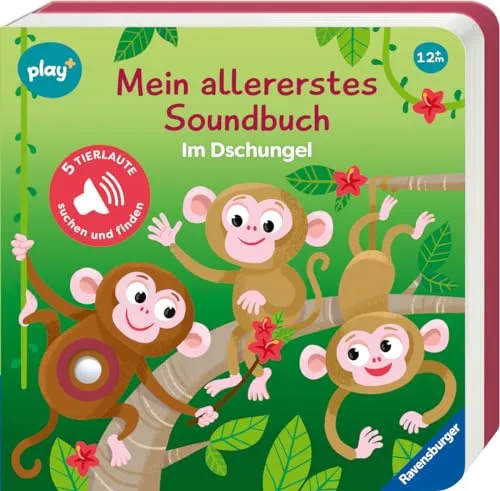 Ravensburger Play+ Mein allererstes Soundbuch: Im Dschungel in grün von Ravensburger