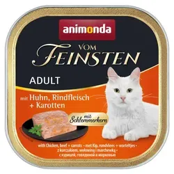 animonda Vom Feinsten Schlemmerkern mit Huhn, Rindfleisch + Karotte