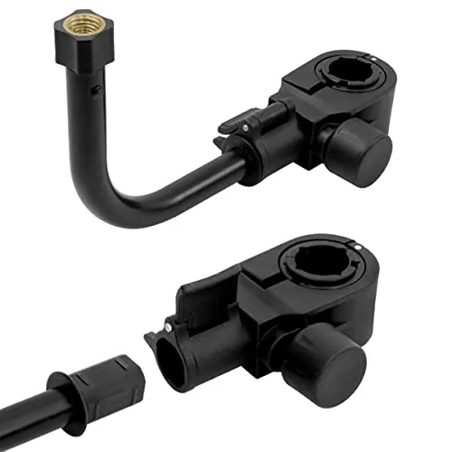 Generic Delphin ATOMA Multi ARM 12 x10cm(23cm) Rutenablage Rutenhalter für Ø D25/30/36mm, (67-CO-F03)