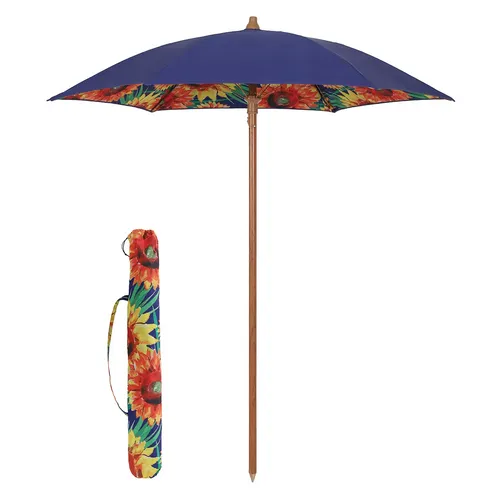 Sekey 180cm Sonnenschirm mit Tragetasche, UV50+( BLAU)
