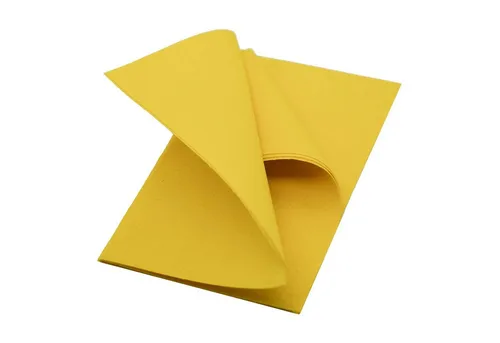 maDDma Aufnäher 1 zuschneidbare Flicken, Stoff - 100 % Baumwolle, Klebstoff - Polyethylen, gelb