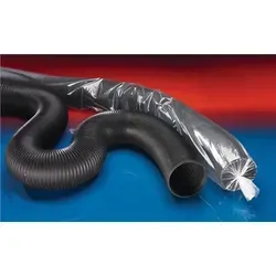 PROTAPE® TPE 320 Absaug- & Gebläseschlauch 60mm-68mm, 10m - Flexibler TPE Schlauch für heiße und kalte Gase, ideal für die Textilindustrie und Kunststofftrockner. Hitzebeständig bis 150°C, leicht und hochflexibel.