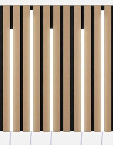 Dimmbare Led Akustikpaneele Beleuchtung 5x1m warmweiß anschlussfertig Abdeckung weiß matt