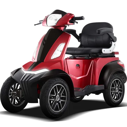 4-Rad Seniorenmobil Vigorous Vista T408 6km/h 20Ah Elektro-Roller 1kW COC Rot