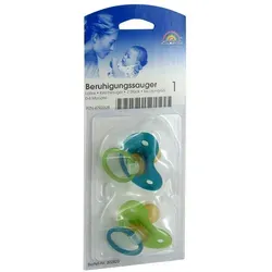 Beruhigungssauger Kirsche Lat.0-6 M.bicol.grün