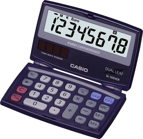 Casio Taschenrechner SL-100VERA in blau von CASIO