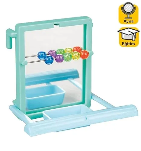 Karlie Vogelspiel Spiegel mit Napf und Perlen L: 10 cm B: 7 cm H: 9 cm