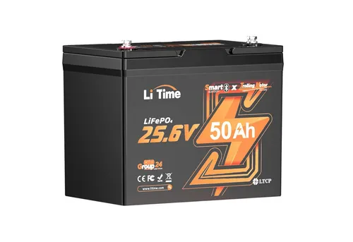 24V 50Ah Lithium Batterie mit Bluetooth LiFePO4 für Boote und Wohnmobile - Kompakte Lithium-Batterie mit 1280Wh, ideal für Trolling-Motoren bis 100 lb. Integrierter Überspannungsschutz, Bluetooth-Überwachung und IP65 Gehäuse machen sie perfekt für maritime Anwendungen.