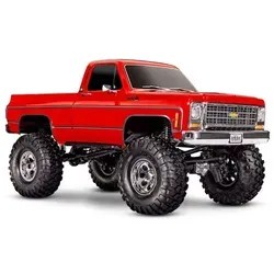 TRAXXAS TRX-4 Chevy K10 High-Trail Rot RTR 1/10 4WD - RC-Modelle: Offroad Truck mit beeindruckendem High-Trail-Design, ideal für Abenteuer im Gelände, ohne Akku und Lader.