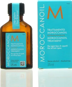MOROCCANOIL Treatment 25 ml - Haarwuchsmittel mit 100% purem Arganöl, ideal für alle Haartypen. Diese Reisegröße bietet intensive Pflege und glänzendes Haar, ganz ohne Alkohol.