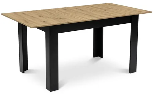 Esstisch ausziehbar 120-160 x 80 cm – Moderner Küchentisch in Holzoptik