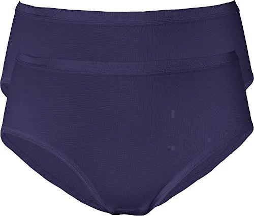 Erwin Müller Damen-Slip 2er-Pack Modal violett Größe 42/44