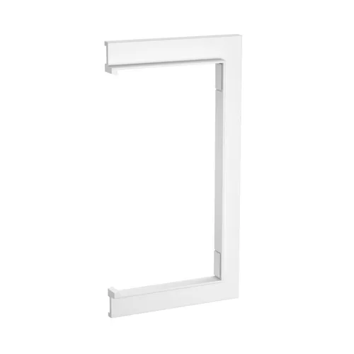 OBO Bettermann BRK WA70130 Wandabschlussblende - Ausfugbrett in reinweiß für einen sauberen Wandabschluss. Universell einsetzbar und halogenfrei, ideal für professionelle Installationen.