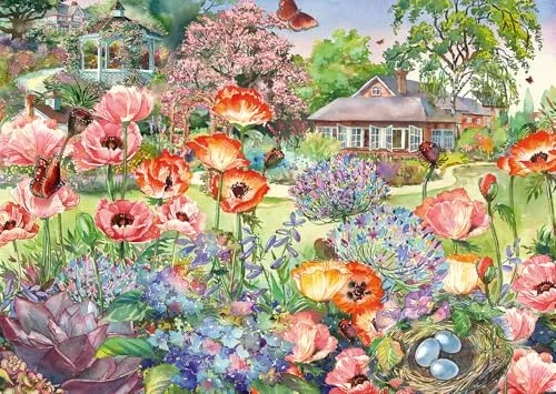 Blühender Garten (Puzzle)
