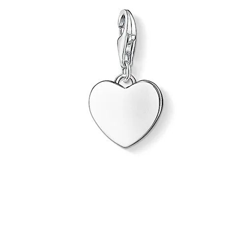 Thomas Sabo Damen Charm-Anhänger Herz Charm Club in silber von THOMAS SABO