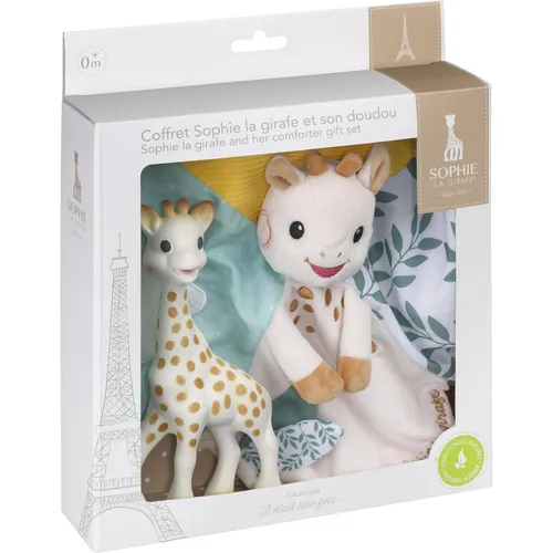 Vulli Sophie die Giraffe & Kuscheltier Set
