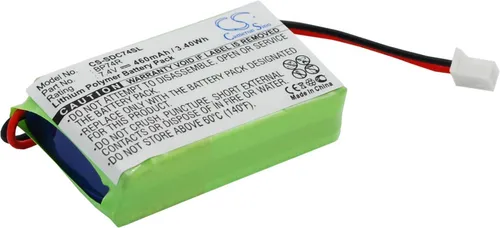 TECHTEK Akku Kompatibel mit [Dogtra] 2300-NCP Advance, 2300NCP receiver, 2300RX receiver, 2302-NCP Advance, 2302NCP receiver, 2500B Receiver, 2500RX