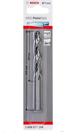 Bosch Accessories 2608577169 HSS Metall-Spiralbohrer  7 mm Gesamtlänge 109 mm...