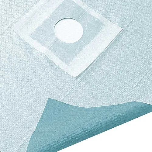 Foliodrape Protect Lochtücher 45x75cm - OP-Abdecktücher, hochgradig absorbierend und ideal für den sicheren Einsatz im Operationssaal.
