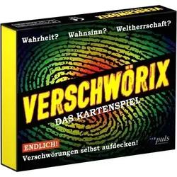 Verschwörix (Spiel) Das spannende Kartenspiel rund um Verschwörungen und Verschwörungstheorien. (Wer weiß das schon so genau?)