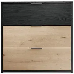 Kommode Rimini, schwarz, 80x80 cm in schwarz von MID.YOU