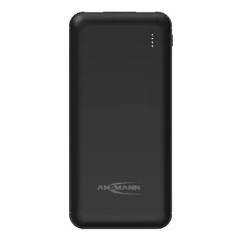 Ansmann Powerbank 10000mAh PB212 schwarz - Powerbank mit 10000mAh, ideal für unterwegs, schnell aufladbar und mit kompaktem Design für einfache Handhabung.