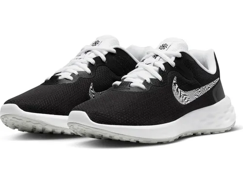 Nike Damen W Revolution 6 Nn PRM Sneaker – Schwarz Weiss, 36.5 EU - Laufschuhe mit atmungsaktiver Sohle und gepolstertem Komfort, ideal für sportliche Aktivitäten und den täglichen Gebrauch.