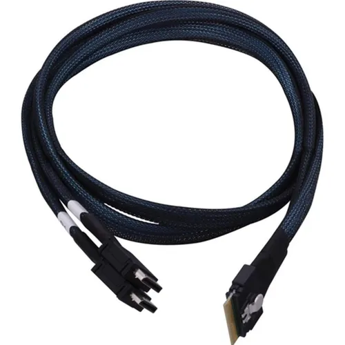 Microchip Adaptec - Internes SAS-Kabel - 1x8 Slim SAS (SFF-8654) zu OCuLink (SFF-8612) - 80 cm - NVMe Connection