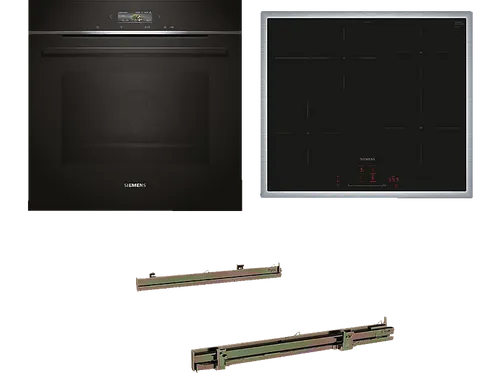SIEMENS EQ874DV02R Einbaubackofenset mit Induktionskochfeld