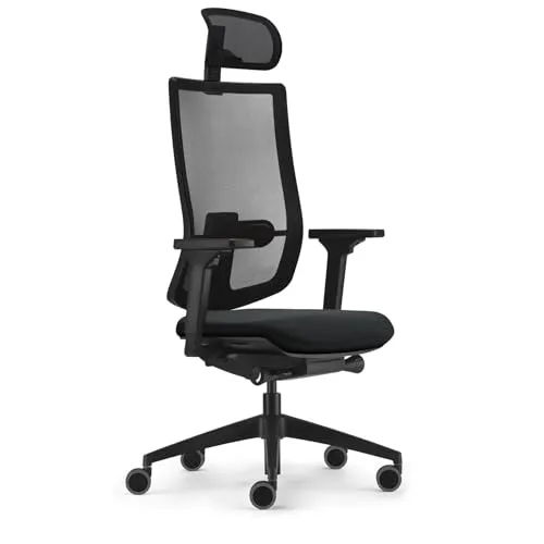 Sedus se:do PRO Light 2 - Ergonomischer Bürostuhl mit Nacken- & Lordosenstütze - Bürostuhl mit atmungsaktiver Netzmembran, höhenverstellbar und mit Komfortfunktionen für optimale Ergonomie. Hergestellt in Deutschland aus hochwertigen Materialien.