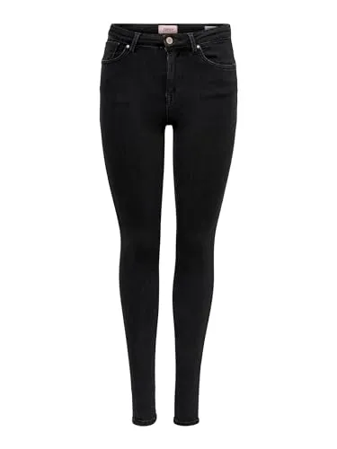 Only Skinny-fit-Jeans »ONLPOWER« mit Push-up-Effekt - Damen Jeans in Schwarz, Größe S, mit innovativem Push-up-Effekt für eine perfekte Silhouette und hohen Tragekomfort.