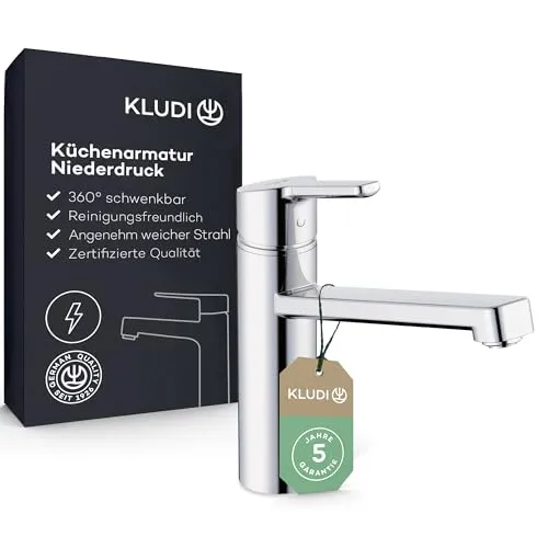 KLUDI-M3 Niederdruck Armatur Küche 360° schwenkbar von Kludi