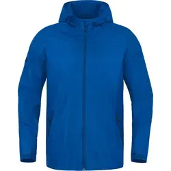 JAKO Unisex Allwetterjacke Allround - Royal, Größe L - Funktionsjacke für Sport im Freien, wasser- und windabweisend mit atmungsaktivem Mesh-Innenfutter und praktischen Reißverschlusstaschen. Ideal für schlechtes Wetter!