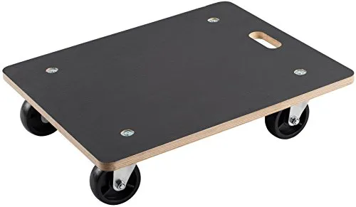 Meister Möbelroller 822020 - Tischtransportwagen mit rutschhemmender Siebdruckplatte, Tragkraft von 400 kg und praktischen Kunststoffrollen für einfachen Transport.
