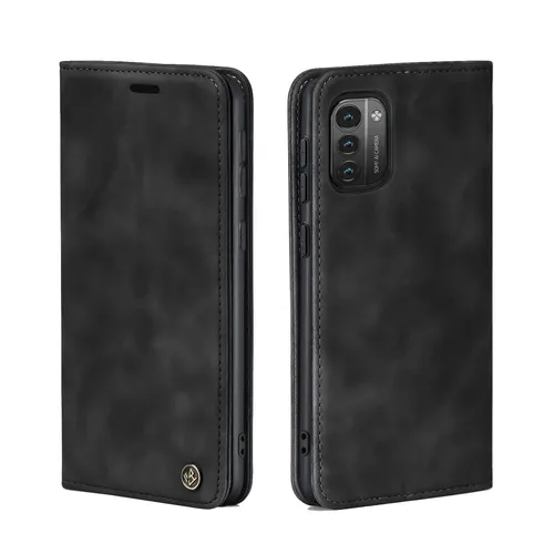 Handy Hülle für Nokia G11 / G21 Klapp Magnet Smartphone Cover Case Schwarz