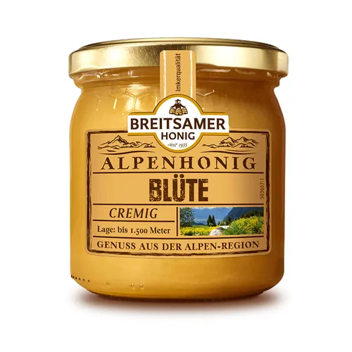 Breitsamer Alpenhonig Blüte 500g