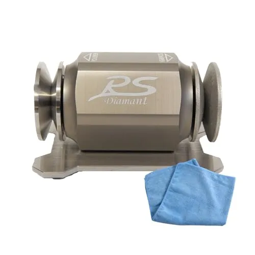 Duke-Handel Messerschärfer - Rollenschärfer mit Mikrofasertuch, langlebig und effizient für präzises Schärfen von Messern