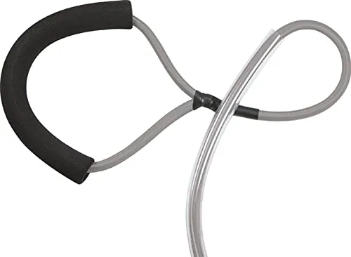 Deuser TUBE Extra Stark Grau | Fitness Expander mit Trittschutz - Expander für Krafttraining, leicht und kompakt, aus hochwertigem Material mit Trittschutz für maximale Sicherheit und Langlebigkeit beim Training.