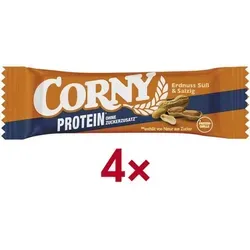 CORNY Protein Erdnuss Riegel 4x25g – Süß & Salzig